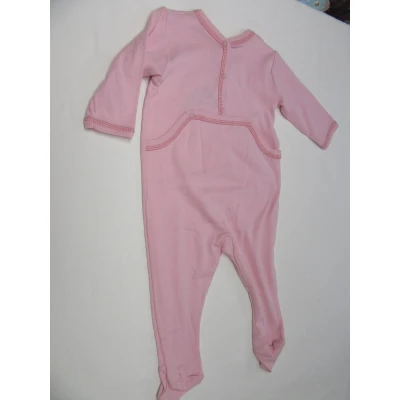 Afbeelding van petit bateau , pyjama katoen rose dierentrein meisje, 18 maand 81