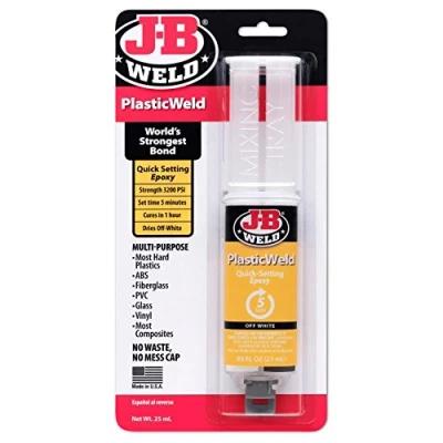 Afbeelding van PlasticWeld Quick Setting Epoxy Syringe, 25 ml 50132