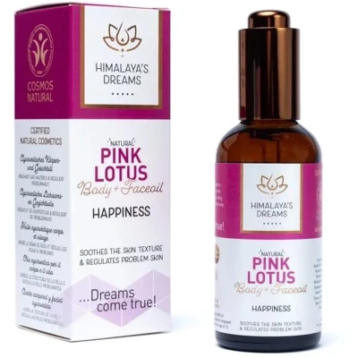 Afbeelding van Himalaya’s Dreams Ayurvedische Huid &amp; Gezichtsolie Roze Lotus / Geluk