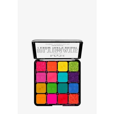 Afbeelding van Nyx Professional Makeup Ultimate SHAD PAL 16PAN Oogschaduwpalet, Dames, Maat: One Size, I know that&#039;s bright