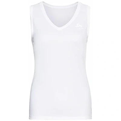 Afbeelding van Ondershirt Odlo Women BL Top V Neck Singlet Active F Dry Light White XXL