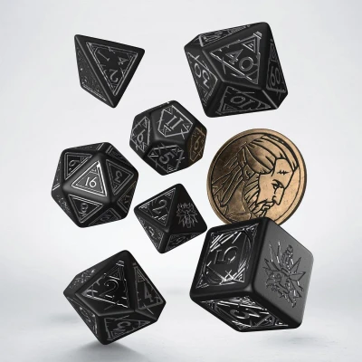 Afbeelding van the Witcher: Geralt Silver Sword Dice Set