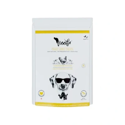 Afbeelding van Pawfect Woofur luchtgedroogde hondensnacks Kip met Mango 50 gr.