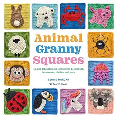 Afbeelding van Animal Granny Squares: 40 Cute Crochet Blocks to Make into Decorations, Homewares, Blankets and More