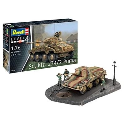 Afbeelding van 1:76 Revell 03288 Sd.Kfz. 234/2 Puma Plastic Modelbouwpakket