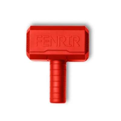 Afbeelding van Fenrir Hammer Dog Chew Toy Sterk Rubber Vulbaar Verrijking Speelgoed voor Kauwers (Rood, Klein)