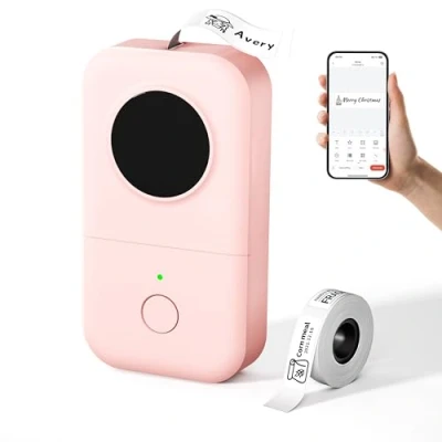 Afbeelding van Phomemo D30 Etikettenprinter Bluetooth Label Maker Machine Zelfklevende Etiketteerapparaat Mini labelprinter voor Thuis, Keuken, School, Kantoor, Compatibel met iOS &amp; Android