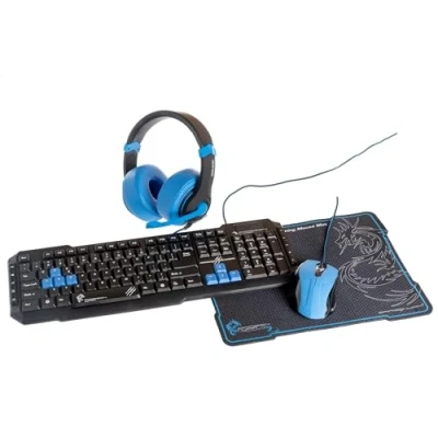 Afbeelding van Dragonwar 4 in 1 Pro Gaming Box Set Azerty Blauwe Editie PC Cartridge