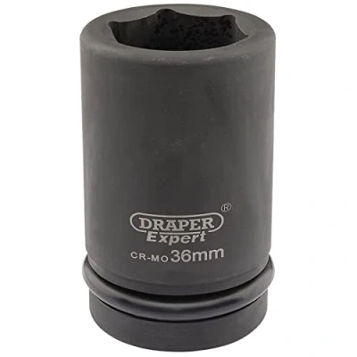 Afbeelding van Draper Expert Hi Torq zeskantige diepbed socket 1 inch vierkantaandrijving 36mm