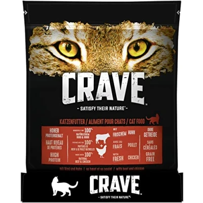 Afbeelding van Crave met Rund &amp; Kip 750 g