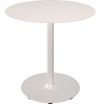Afbeelding van Houe Pico tuintafel Ø74 Muted white, rond onderstel