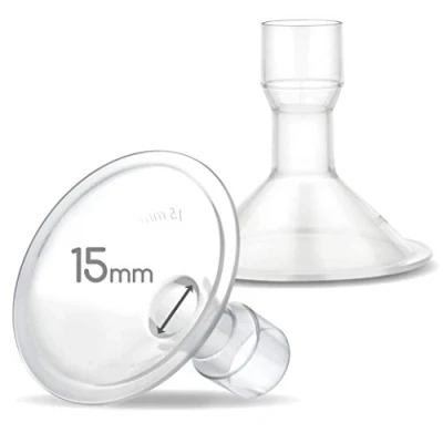 Afbeelding van Maymom MyFit 15 mm schilde klein; compatibel met Medela borstpompen PersonalFit, Freestyle, Harmony, Maxi, Freestyle Flex aansluiting; aansluiting op breed/smalle aansluiting, 2 stuks.