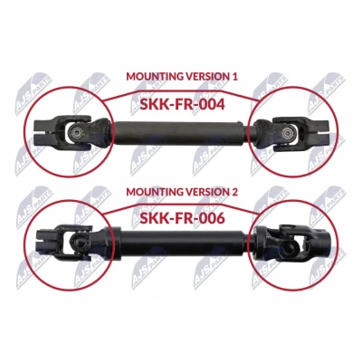 Afbeelding van NTY SKK FR 006 Stuuras FORD: Fiesta Mk6 Hatchback (JA8, JR8) 1.6 TDCi, 1.4, Ti, 1.5 1.25 2008