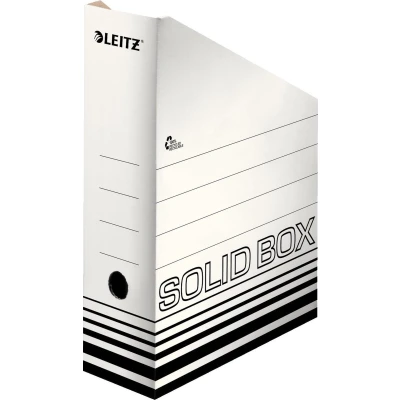 Afbeelding van Leitz SOLID 4607 00 01 Staande opbergbox DIN A4 Wit, Zwart Karton 1 stuk(s)