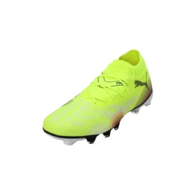 Afbeelding van PUMA Unisex Future 8 Match FG/AG voetbalschoen, geel alarm zwart zon geslagen, 11.5 UK, Yellow Alert Black Sun Struck, 46.5 EU