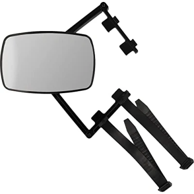 Afbeelding van Unitec 80145 caravanspiegel, aanhangerspiegel, buitenspiegel aan beide zijden bruikbaar, verstelbare lussen, auto accessoires