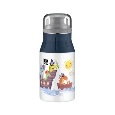 Afbeelding van alfi Drinkfles voor kinderen elementBottle 400 ml avondduur, kinderfles lekvrij, dicht bij koolzuur, 5357.202.040 BPA vrij, fles ideaal sap, water of thee