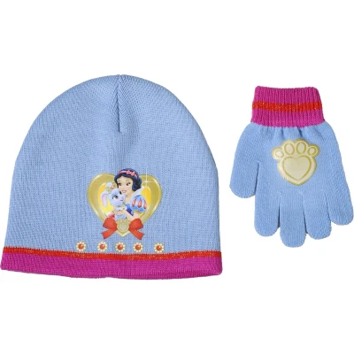 Afbeelding van Disney Winterset Princess Meisjes Acryl Lichtblauw/roze One size