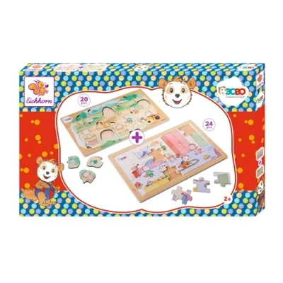 Afbeelding van Bobo Siebenschläfer, 2 Puzzles 20 und 24 Teile