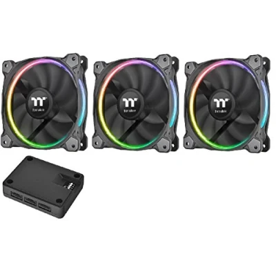 Afbeelding van Thermaltake Riing 12 RGB met software 3 delige set LED ventilator