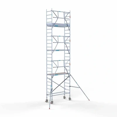 Afbeelding van Gevelvrije rolsteiger 0.75x1.90x8.20m werkhoogte &quot;lichtgewicht platformen&quot;