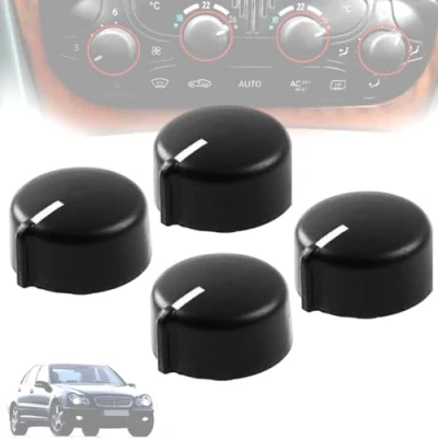 Afbeelding van Twowinds Control Knob Climate Air Conditioner C Class W203 (Set 4 pcs.)