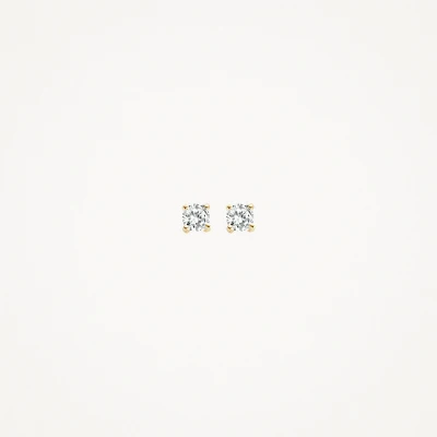 Afbeelding van Blush Oorbellen 7128YZI Geel Goud (14Krt.) met Zirconia