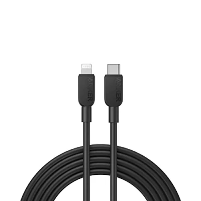Afbeelding van Anker USB C naar Lightning kabel, 310 MFi gecertificeerd, snellaadkabel iPhone 14 Plus Pro Max 13 12 11 X XS XR (300cm)