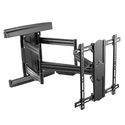 Afbeelding van RICOO S7544 W tv muurbeugel draai en kantelbaar, universeel 55 95 inch (140 241 cm) tot 70 kg Max VESA 400x400, beugel gebogen scherm LCD led