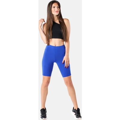 Afbeelding van Merry Style MS MS10 414 LE Dames Leggings Sport Vrijetijdsbroek Kort Viscose Sporbroek Yogabroek Kobalt XXXL