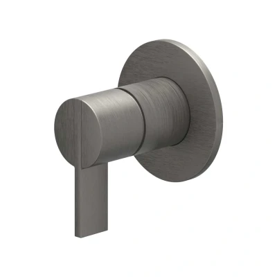 Afbeelding van IVY Pact afbouwdeel inbouwmengkraan Geborsteld Metal Black PVD
