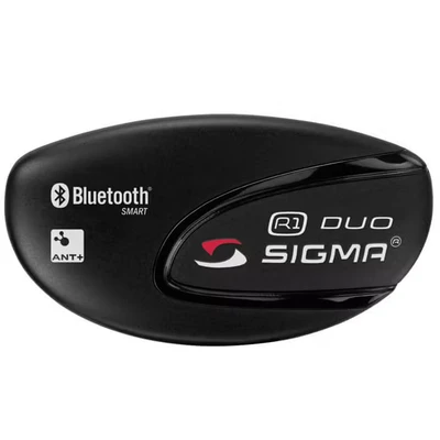 Afbeelding van Sigma ANT+ / Bluetooth smart dual zender R1 comfortex textiel compleet voor ROX