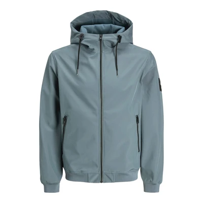 Afbeelding van Jack &amp; Jones Jas Jjebasic Softshell Hood Noos 12236300 Stormy Weather Mannen Maat XXL