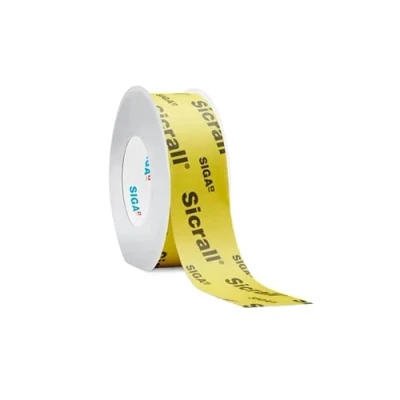 Afbeelding van 2 Rollen Siga Sicrall 60 Dichtungsband 60mm x 40m Klebeband Dampfsperre Dampfbremse