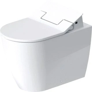 Afbeelding van Duravit starck me closetpot diepspoel staand back to wall t b v sensowash closetzitting 37x60cm met verdekte bevestiging wit 2169590000