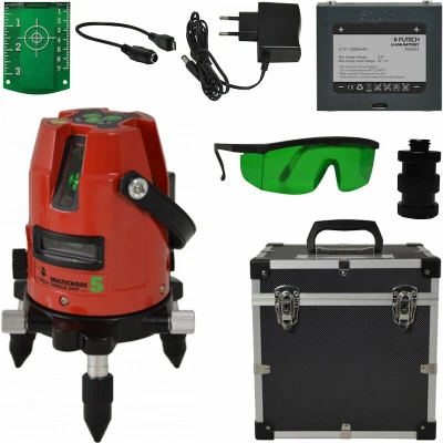 Afbeelding van FUTECH Multicross 5 Single dot kruislijnlaser Groen