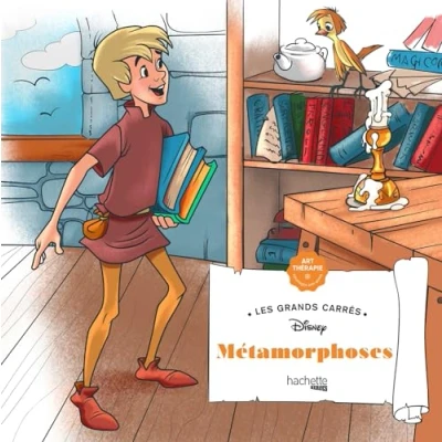 Afbeelding van Disney Les Grands Carrés Métamorphoses Hachette Heroes Kleurboek voor volwassenen
