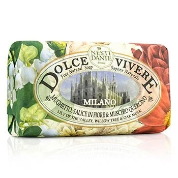 Afbeelding van Nesti Dante Dolce Vivere Fine Natural Soap Milano Lily Of The Valley Willow Tree &amp; Oak Musk 250 g / 8.8oz