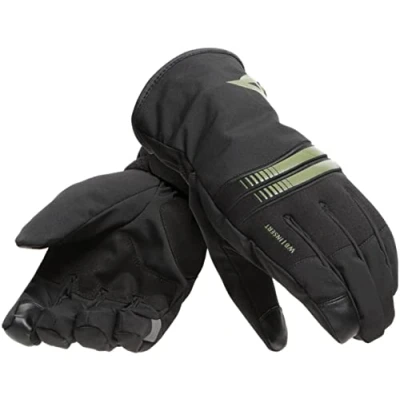 Afbeelding van Dainese Plaza 3 D Dry Waterdichte motorhandschoenen, zwart groen, afmeting XS voor man