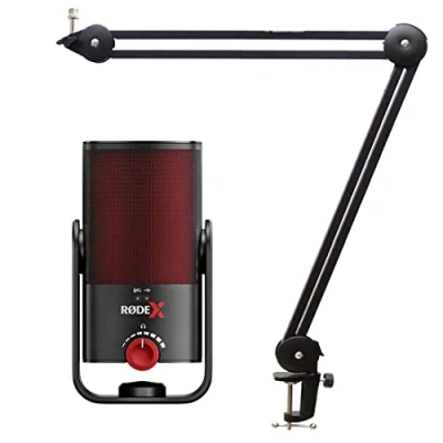 Afbeelding van Rode X XCM 50 USB condensatormicrofoon + keepdrum MS138 scharnierarm statief