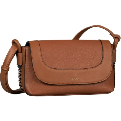 Afbeelding van Gabor Schoudertas Eleni Flap Bag Cognac Bruine