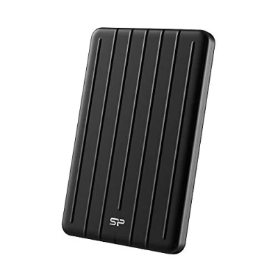 Afbeelding van SP Silicon Power 256 GB robuuste draagbare externe SSD Bolt B75 Pro USB 3.1 Gen 2 met C naar C/USB A kabels, zwart, SU256GBPSD75PSCKEU
