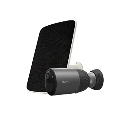 Afbeelding van EZVIZ BC1C met zonnepaneel 1080P draadloze wifi bewakingscamera voor buiten, batterijduur van 210 d, PIR bewegingsdetectie, ingebouwde 32 GB opslag, nachtzicht in kleur, tweerichtingsaudio, IP66