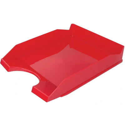 Afbeelding van OFFICE products brievenbakje, ft A4, PP, rood 10 stuks