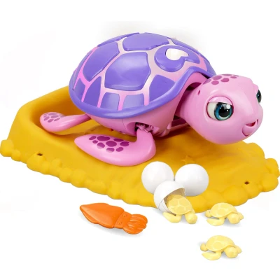 Afbeelding van Rescue Turtle roze Interactieve schildpad krijgt baby&#039;s