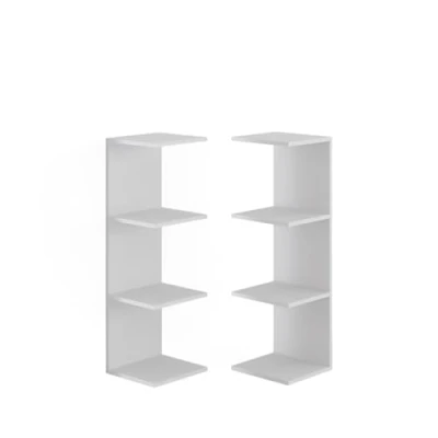 Afbeelding van Vicco Wandrek Paolo, wit, 30 x 95 cm, 2 delige set