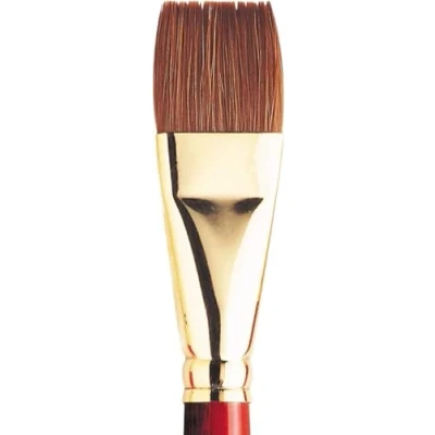 Afbeelding van Winsor &amp; Newton 5181708 Scepter Gold II kunstenaars aquarelpenseel met hoge verfcapaciteit en uitstekende veerkracht Rondpenseel lange Steel Nr. 8 4,9 mm,