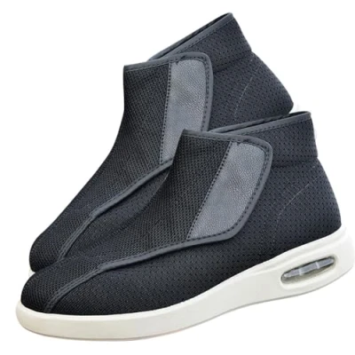 Afbeelding van Diabetische Schoenen, Verstelbare Wandelschoenen, Extra Brede loopschoenen van Traagschuim voor Artritis Voeten, Plantaire Fasciitis Medische Schoenen
