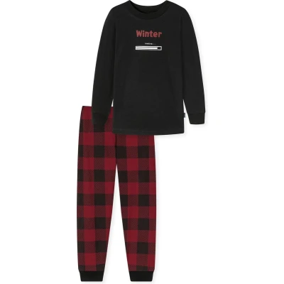 Afbeelding van Schiesser Family SET Pyjama voor kinderen, Maat: 128, Schwarz