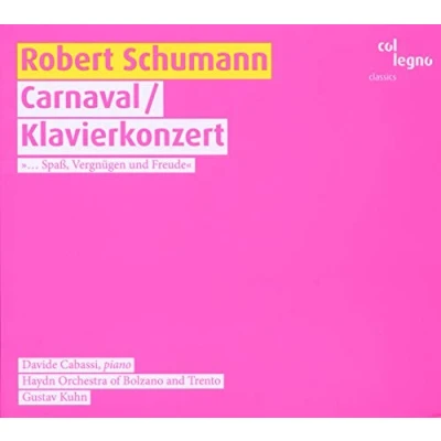 Afbeelding van Davide Cabassi, Haydn Orchestra Of Bolzano And Trento Schumann: Carnaval/Klavierkonzert (CD)